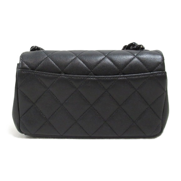 Chanel Chain Shoulder Caviar Black Skin - Picture 1 of 10